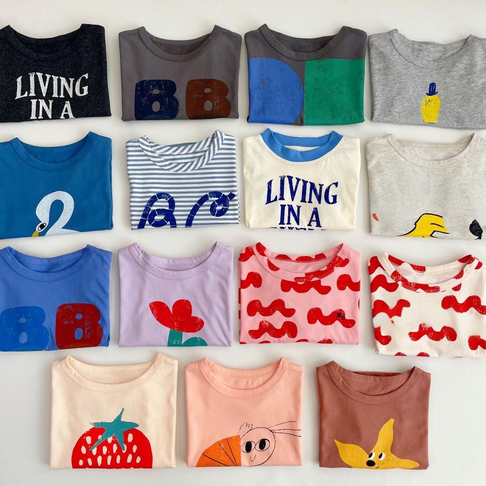 Baby Products Korea - Kore Tarzı Çocuk T-shirt Yaz Rahat