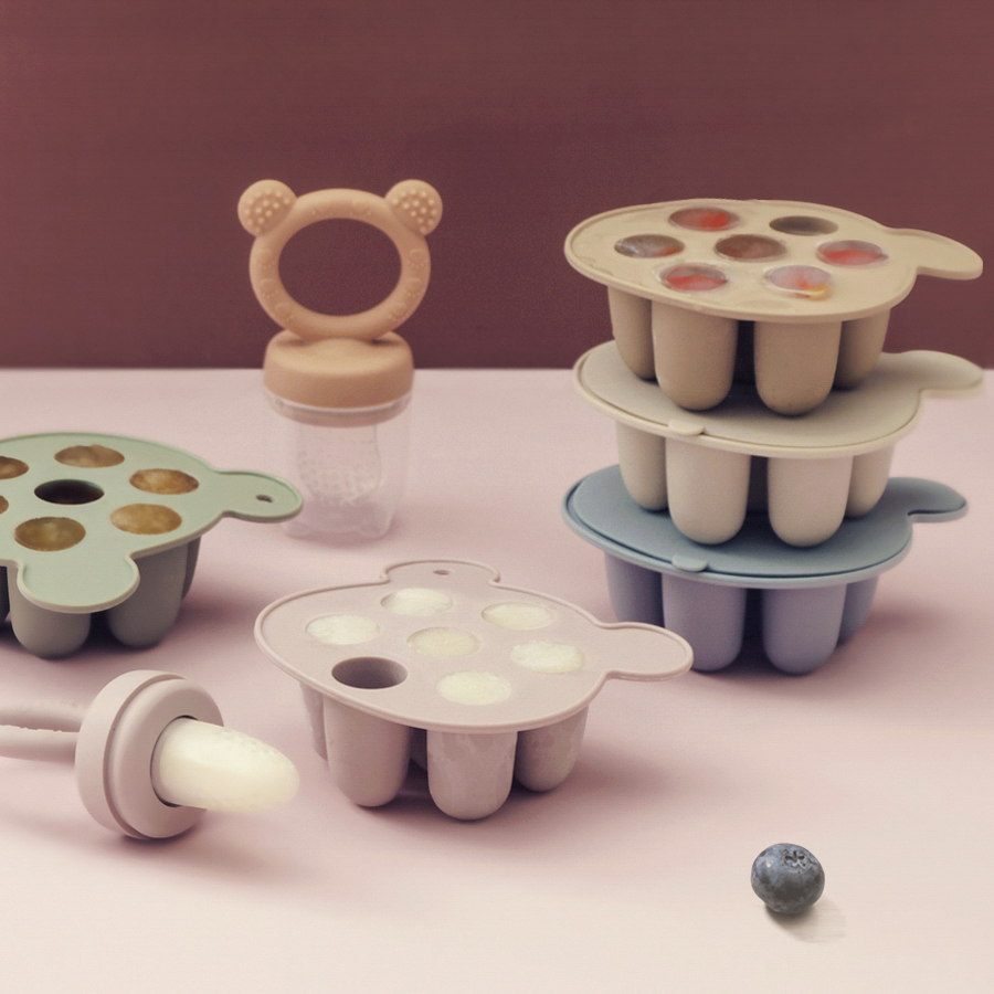 Baby Products Cream - Renkli Çocuklar İçin 2'li Silikon Bebek