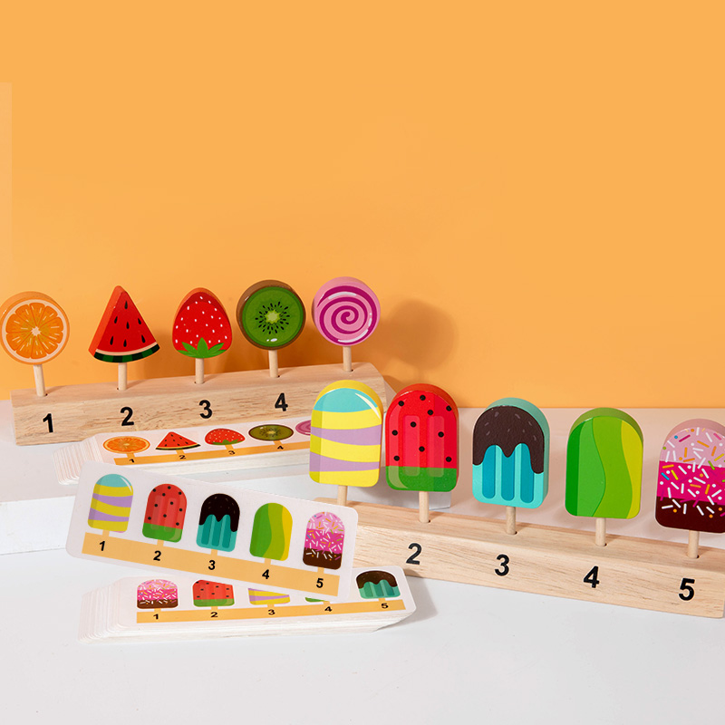 Baby Products Cream - Kız Çocukları İçin Dondurma Çubuklu Eşleştirme