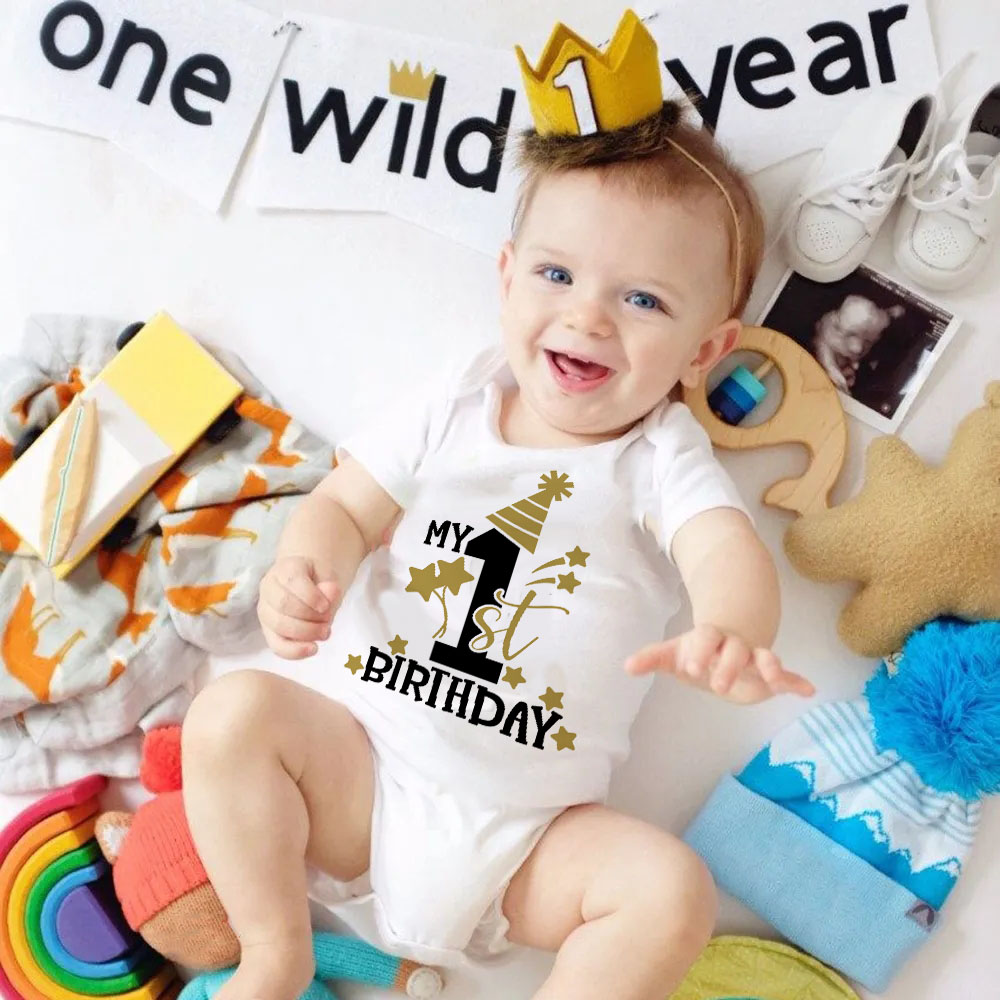 Baby Products Essential - Benim 1. Doğum Günü Yenidoğan Romper