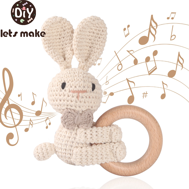 Baby Products Pictures - 1 adet tığ hayvan tavşan çıngıraklı