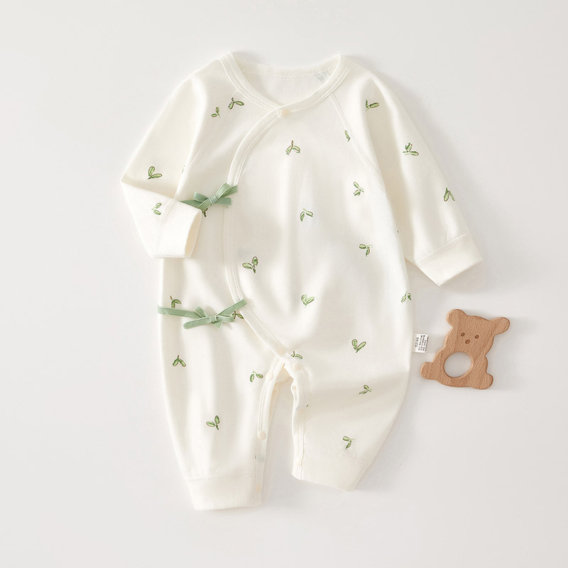 Baby Products Essential - Baskı Bebek Romper Bebek Uzun Kollu