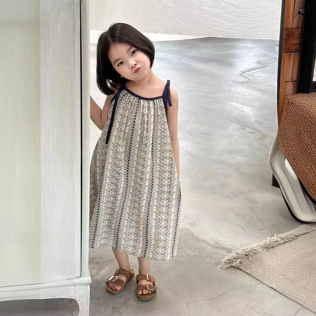 Baby Products Korea - Kızlar Günlük Elbiseler Yaz Yeni Kore