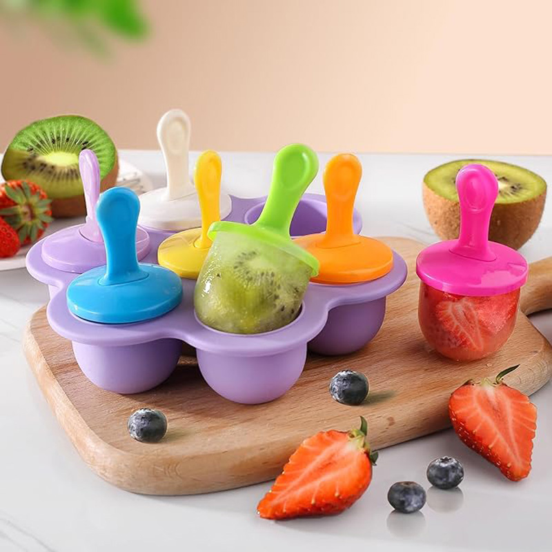 Baby Products Cream - 1 adet 7 Bölmeli DIY Dondurma