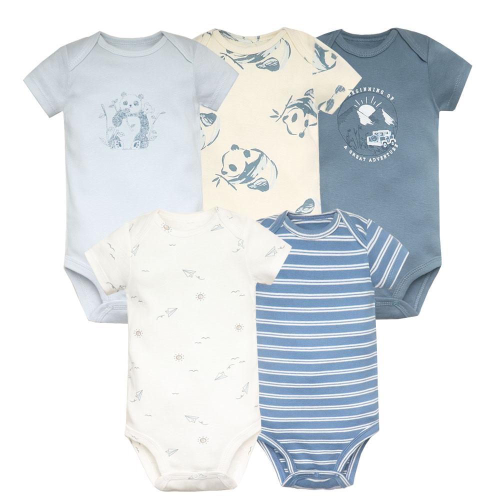5 adet/grup Bebek Bodysuit Mod - Baby Products Essential incelemesi ve fiyatı