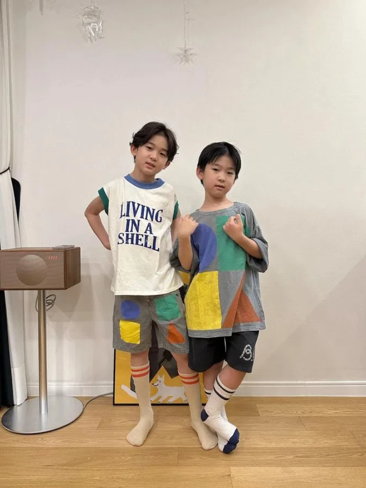 Kore Tarzı Çocuk T-shirt Yaz R - Baby Products Korea incelemesi ve fiyatı