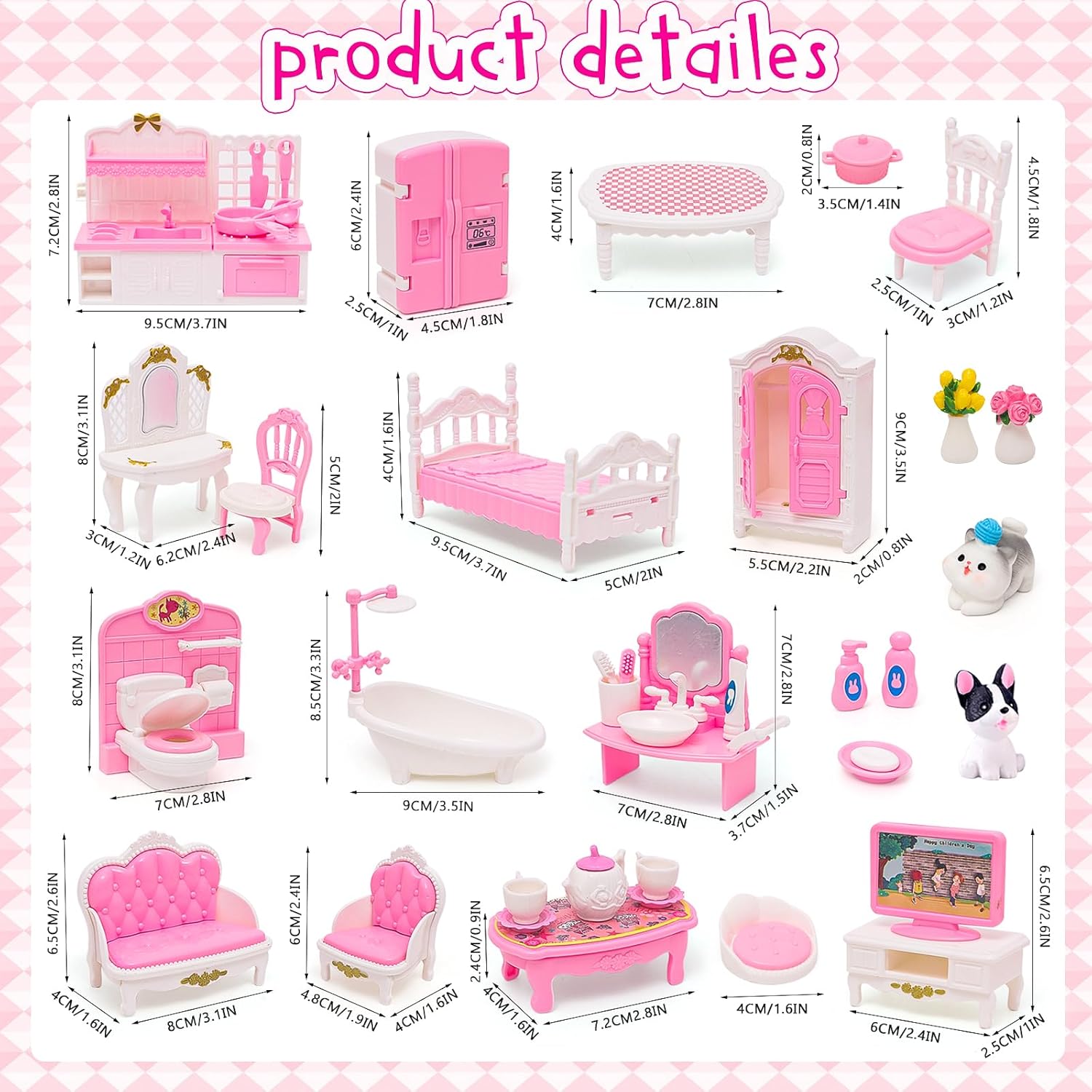 1:12 Ölçekli Oyuncak Bebek Evi - Baby Products Cream incelemesi ve fiyatı