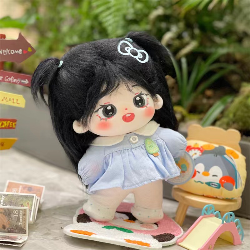 Siyah uzun saç ile 20cm bebek  - Baby Products Korea incelemesi ve fiyatı