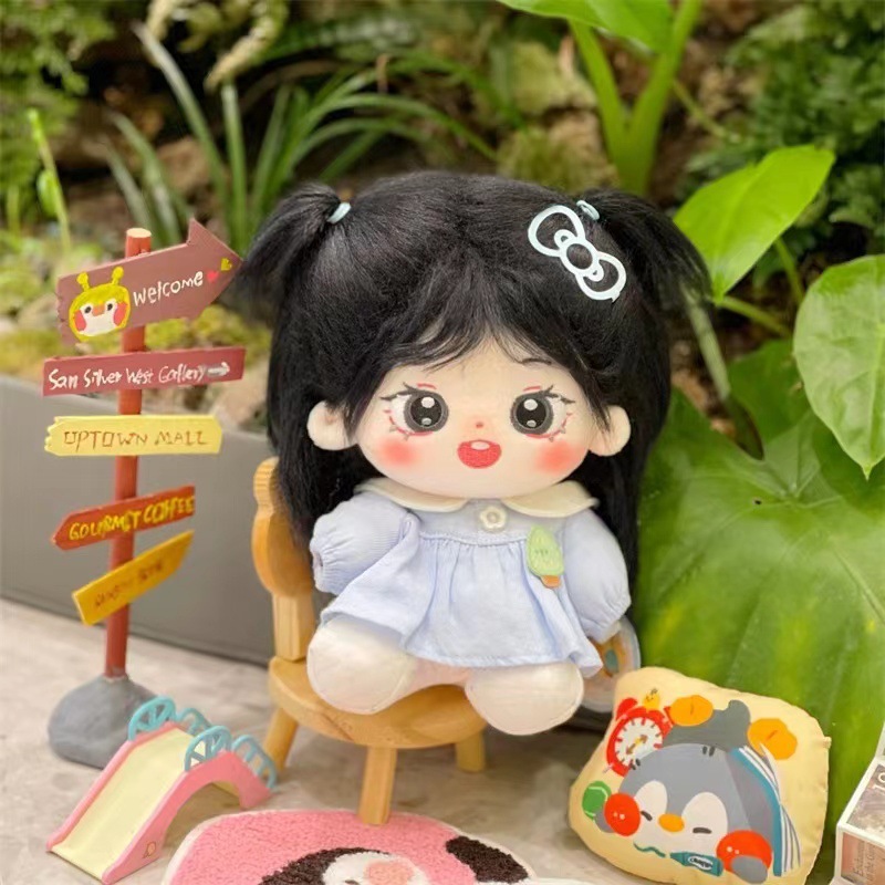 Siyah uzun saç ile 20cm bebek  - Baby Products Korea incelemesi ve fiyatı