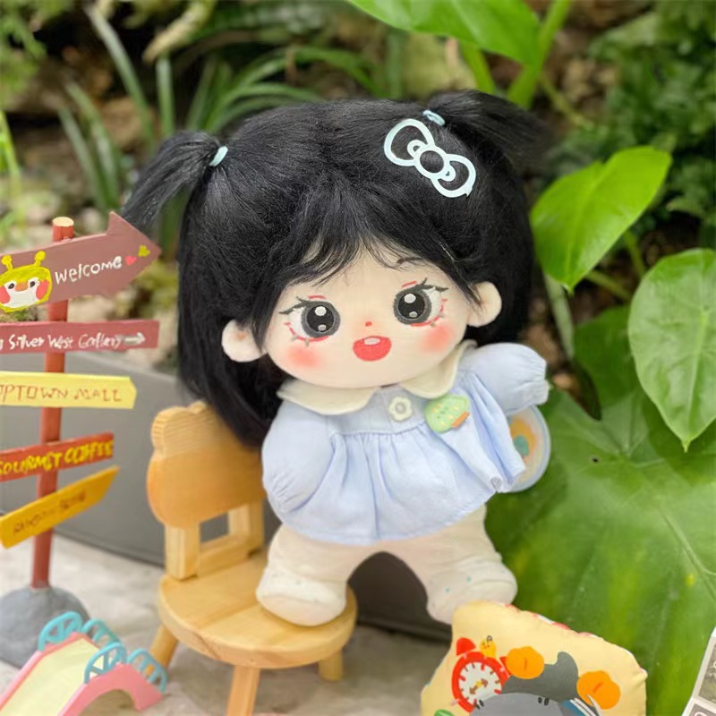 Siyah uzun saç ile 20cm bebek  - Baby Products Korea incelemesi ve fiyatı